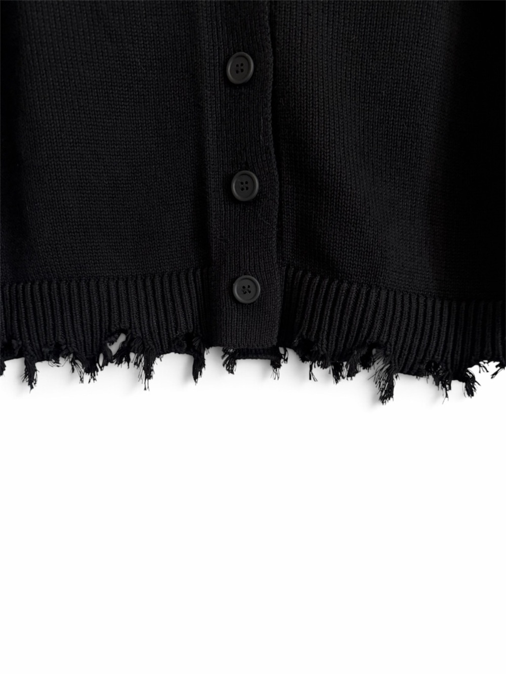 525 America Black Cutout Shoulder Button-Up Cardigan - Picture 3 of 4